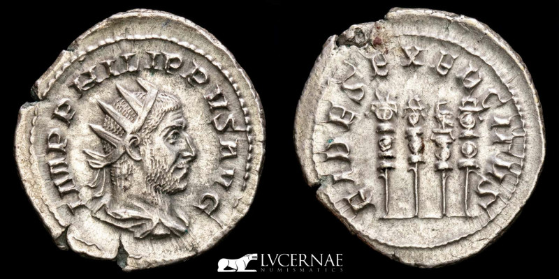 Roman Empire- Philip I (AD 244-249), silver antoninianus (4,68 g. 24 mm. ). Rome...
