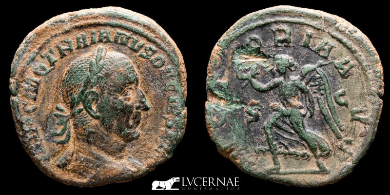 Roman Empire - Trajan Decius (249-251 A.D.) Æ Sestertius (15,00 g. 30 mm.). Rome...