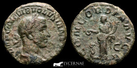 Volusian 251-253 A.D. Bronze Sestertius 16.12 g. 28 mm. Rome 251/3 AD. nEF