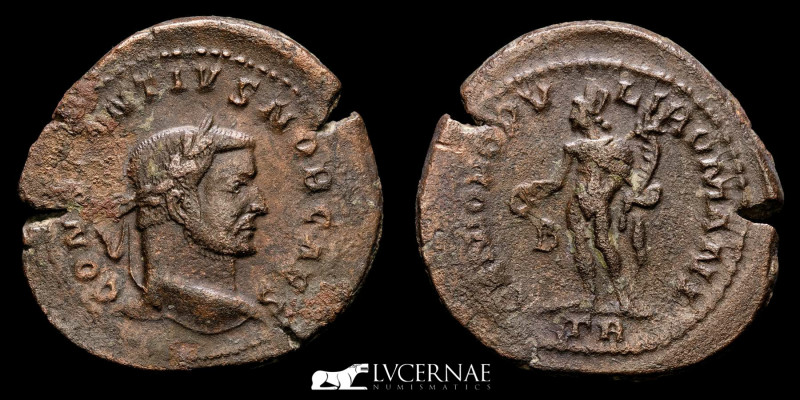 Constantius I bronze large follis. Trier. P/PTR. GENIO POPVLI ROMANI.

12,77g., ...