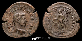 Constantius I bronze follis 12,45 g., 30 mm. Trier 293-305 good