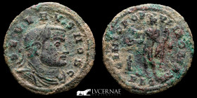 Severus II Æ Bronze Large Follis 8.53 g., 29 mm. Lugdunum 305-307 Good very fine