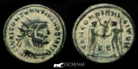 Constantius I Æ Bronze Æ Radiate 2.61 g., 22 mm. Cyzicus 294/9 A.D. Good very fine