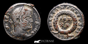 Licinius I Billon Follis (Pseudo Argenteus) 2.86 g. 18 mm. Siscia 320/1 MBC