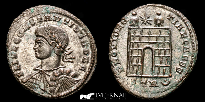 Roman Empire - Constantius II as caesar silvered follis (3,27 g. 19 mm.) - Trier...
