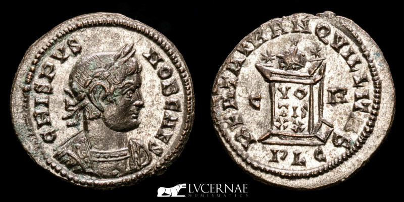 Roman Empire - Crispus, as Caesar AD 316-326, silvered follis (3,13 g., 19 mm.)....