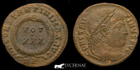 Constantine I bronze follis 2,59 gm. 20 mm. Rome RP 307-337 A.D. Good very fine (MBC+)
