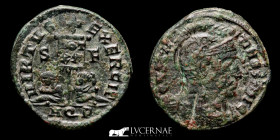 Constantine I Æ Bronze Æ Follis 3.04 g, 19 mm. Aquileia 310-337 Good very fine (MBC)