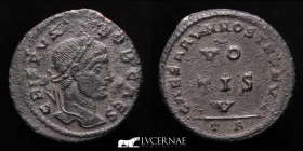 Crispus Bronze Follis 3.01 g, 20 mm. Arles 317/26 AD. Very Fine
