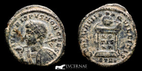 Crispus Caesar Bronze Follis 2,92 grs. 18mm Trier 321 A.D. Good very fine