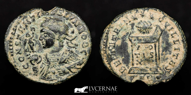 Constantine II ( 317-337 A.D.) bronze follis minted in Trier. 321-322 A.D.

CONS...