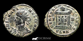 Constantine II Æ Bronze Radiate Follis 3.16 g. 19 mm. London 321-2 Extremely fine (EBC)