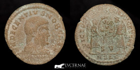 Decentius Caesar bronze Maiorina 3,40 gr. 15,11 mm Lugdunum 350-353 good fine