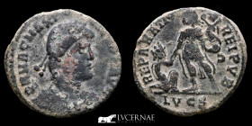 Magnus Maximus Bronze Maiorina 5,41 g. 23 mm. Lugdunum 386 A.D. Good very fine (MBC)