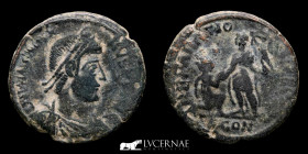 Magnus Maximus Æ Bronze Maiorina 5.41 g. 25 mm Arles 383/8 AD Good very fine (MBC)