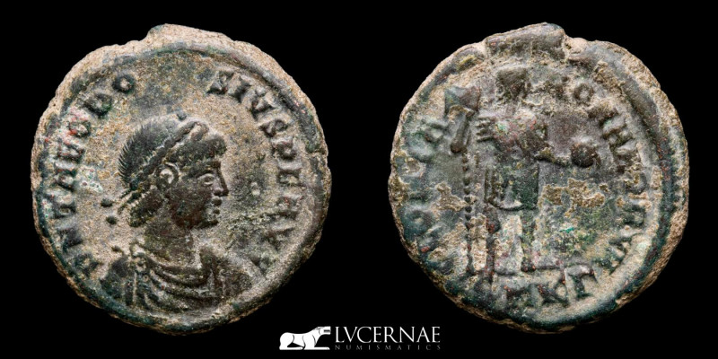 Roman Empire . Theodosius I (379-395 A.D.). Æ Maiorina. (5,83 grs. 22 mm.) Cyzic...