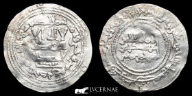 Abd al-Rahman III Silver Dirham 2.43 g, 24 mm. Al-Andalus 335 H. 946 A.D GVF