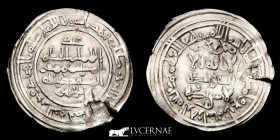 al Hakam II Silver Dirham 2.14 g, 23 mm. Madinat al-Zahra 354 H 965 AD Good very fine (MBC)