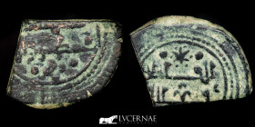 Governors of al-Andalus bronze Fals 2.07g., 17mm. Al-Andalus 711-755 (92-138H) Very Fine
