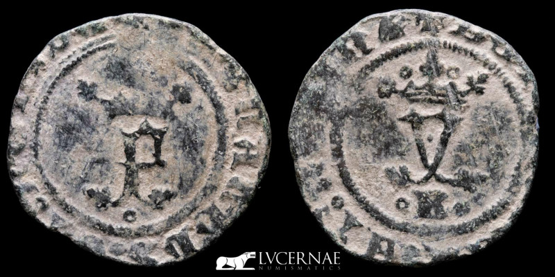 Spain - Catholic Kings (1474 - 1504) Blanca of cooper (1,43 g. 17 mm.). Burgos m...