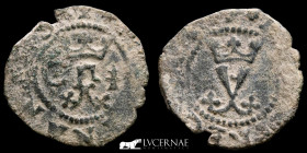 Catholic kings Cooper Blanca 1,43 g. 17 mm. Cuenca 1474 - 1504 Good very fine