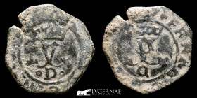 Catholic kings Cooper Blanca 1,14 g. 16 mm. Segovia 1474 - 1504 Good very fine