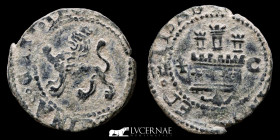 Reyes Catolicos Copper 2 Maravedís 3,95 g. 22 mm. Cuenca  1474-1504 Good very fine (MBC)