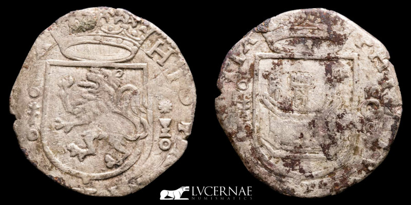 Felipe II (1556-1598) - Cuartillo de Real (2,47 g. 22 mm.). Minted in Cuenca. 

...