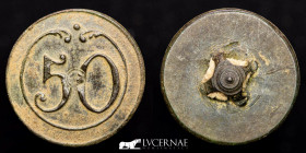 Napoleonic Army in Spain bronze Button 2.35 g. 12 mm. Paris 1808 Good very fine (MBC+)
