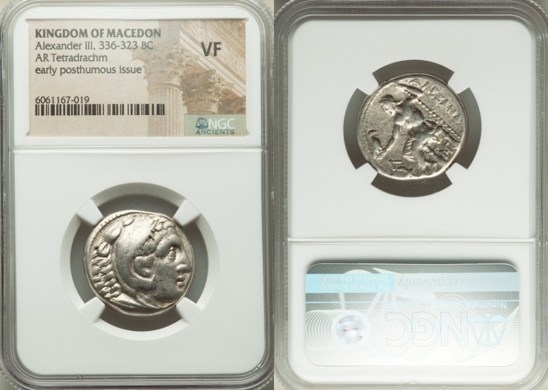 MACEDONIAN KINGDOM. Alexander III the Great (336-323 BC). AR tetradrachm (23mm, ...