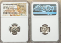 MACEDONIAN KINGDOM. Alexander III the Great (336-323 BC). AR drachm (16mm, 11h). NGC VF. Early posthumous issue, Sardes, ca. 323-319 BC. Head of Herac...