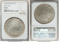 Louis XIV Ecu 1704-A AU58 NGC, Paris mint, KM360.1, Dav-1320. 

HID09801242017

© 2022 Heritage Auctions | All Rights Reserved