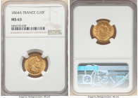 Napoleon III gold 10 Francs 1864-A MS63 NGC, Paris mint, KM800.1, Gad-1002. AGW 0.0467 oz. 

HID09801242017

© 2022 Heritage Auctions | All Rights Res...