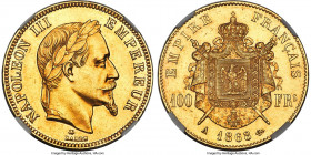 Napoleon III gold 100 Francs 1868-A MS62 NGC, Paris mint, KM802.1, Gad-1136. Mintage: 2,315. AGW 0.9334 oz. 

HID09801242017

© 2022 Heritage Auctions...