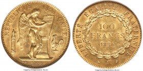 Republic gold 100 Francs 1886-A MS61 NGC, Paris mint, KM832, Gad-1137. Lustrous mint bloom. 

HID09801242017

© 2022 Heritage Auctions | All Rights Re...