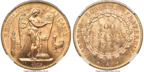 Republic gold 100 Francs 1906-A MS63 NGC, Paris mint, KM832, Gad-1137. Highly lustrous, showcasing razor-sharp devices and velveteen fields. 

HID0980...