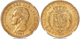 Sardinia. Carlo Felice gold 80 Lire 1829 (Anchor)-P XF45 NGC, Genoa mint, KM123.2. Mintage: 7,436. AGW 0.7465 oz. 

HID09801242017

© 2022 Heritage Au...