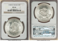 Estados Unidos 3-Piece Lot of Certified 5 Pesos 1948 MS66, Mexico City mint, KM465. Cuauhtemoc. Includes (2) NGC and (1) PCGS. Sold as is, no returns....