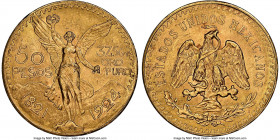 Estados Unidos gold 50 Pesos 1924 MS62 NGC, Mexico City mint, KM481, Fr-172. AGW 1.2056 oz. 

HID09801242017

© 2022 Heritage Auctions | All Rights Re...