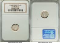 Republic 1/2 Real 1858-MB MS65 NGC, Lima mint, KM177. 

HID09801242017

© 2022 Heritage Auctions | All Rights Reserved