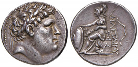 Regno di Pergamo - Eumenes I (262-241 a.C.) Tetradramma - Testa laureata a d. - R/ Atena seduta a s. - S.Cop. 334 AG (g 17,16) Segnetti e graffietti
...