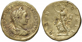 Elagabalo (219-222) Sesterzio - Busto laureato a d. - R/ La Pace andante a s. - RIC 366 AE (g 22,52) R Spatinato ma di bella qualità
qSPL