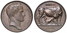 EPOCA NAPOLEONICA Medaglia 1809 Conquista dell’Illiria - Opus: Andrieu e Depaulis - Bramsen 879 - AE (g 34,81 - Ø 41 mm) Molto rara. Ceccarelli marzo ...