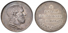 EPOCA NAPOLEONICA Medaglia 1809 Società di Medicina di Bordeaux - Opus: Brenet - Bramsen 907 - AG (g 8,20 - Ø 27 mm) Molto raro. Patina iniziale. Ex F...
