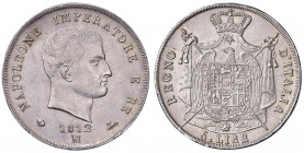 Napoleone (1804-1814) Milano - 5 Lire 1812 Puntali aguzzi - Gig. 112 AG (g 25,00)
qFDC/FDC