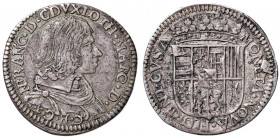 FIRENZE Niccolò Francesco di Lorena (1634-1635) Testone 1634 - MIR 319/1 AG (g 8,70) R Graffietti al D/. Ex Hess-Dico, 302, 2005, lotto 116 con realiz...