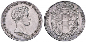 FIRENZE Leopoldo II (1824-1859) Mezzo francescone 1829 - MIR 450/3 AG (g 13,64) R
qFDC