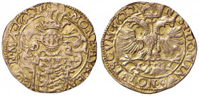 MACCAGNO Giacomo III Mandelli (1618-1656) Ducato 1622 - MIR 337 AU (g 3,22) RRR Colpetto al bordo
qSPL