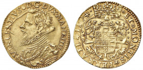 MANTOVA Vincenzo I Gonzaga (1587-1612) Doppia - MIR manca; R.M. manca AU (g 6,55) RRRRR Non abbiamo trovato riferimenti in letteratura a questa doppia...