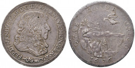 MANTOVA Ferdinando Carlo (1669-1707) Ducatone 1676 - MIR 730; R.M. 17 AG (g 32,08) RRRRR Quando uscì l’opera di Ravegnani Morosini sulle monete italia...